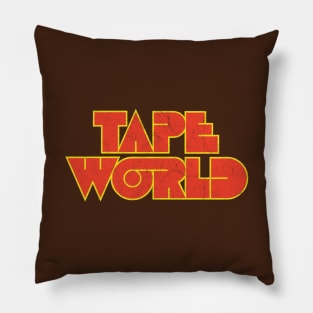 Tape World - Records and Cassettes Pillow