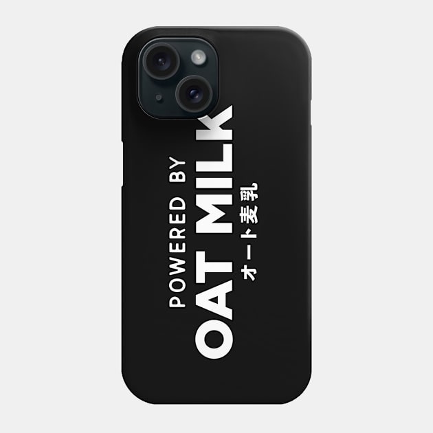 Powered By Oat Milk Phone Case by Slow Creative