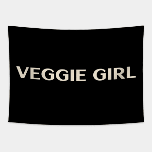 Veggie Girl Funny Girl Ironic Girl Tapestry