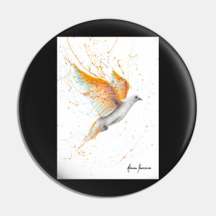 Summer Peace Dove Pin