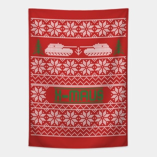 Ugly Christmas Sweater MAUS Tapestry