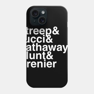 Devil Wears Prada Helvetica List Phone Case