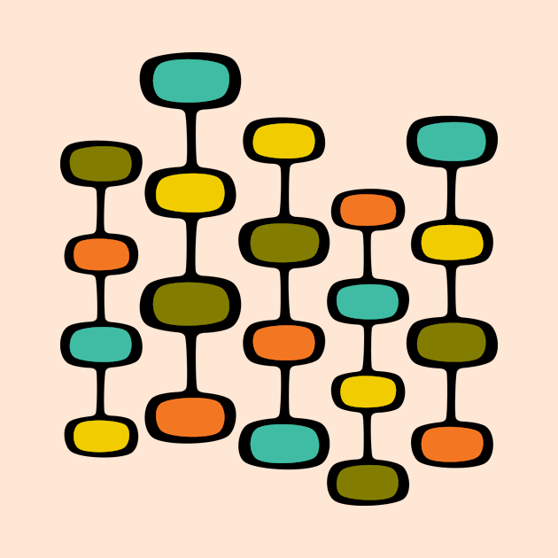 Mid Century Modern Pattern by amyvanmeter