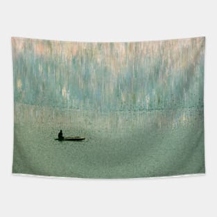 Early Morning on the Lake Tapestry