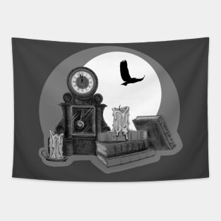 Edgar Poe's Desk Tapestry