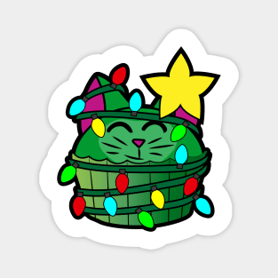 Catcake Christmas Tree! Ho Ho Ho! Magnet