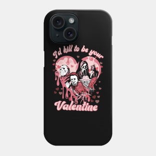 Valentine Horror I'd K*ll To Be Your Valentine Matching Phone Case