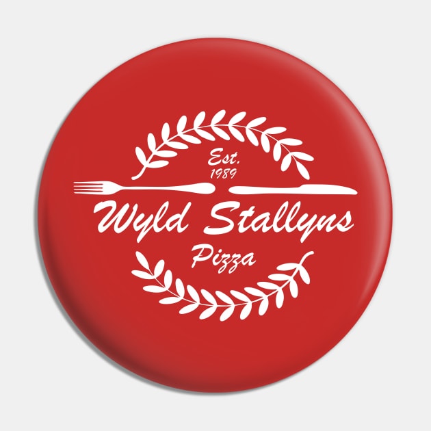 Wyld Stallyns Pizza Pin by WMKDesign