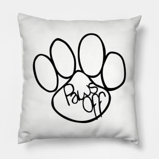 Paws Off Pillow