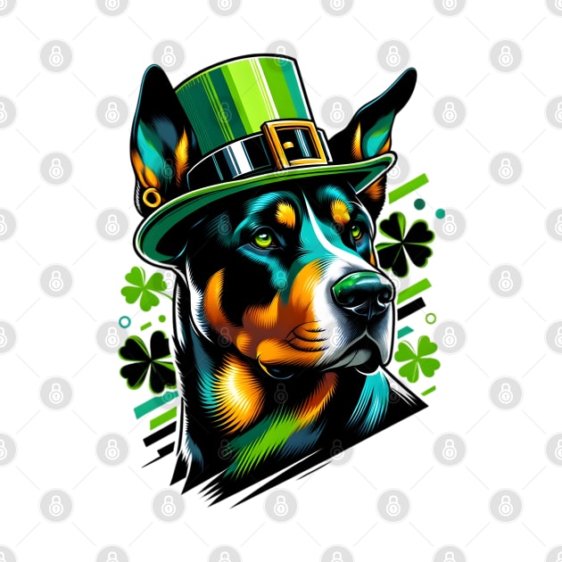 Deutscher Wachtelhund Celebrates Saint Patrick's Day by ArtRUs