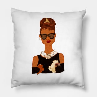 Holly Golightly's Breakfast Pillow