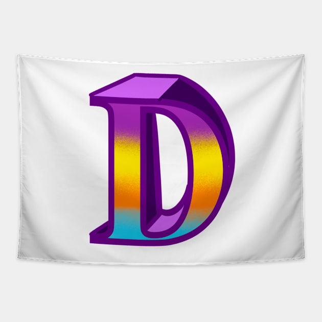 Top 10 best personalised gifts 2022  - Letter D ,personalised,personalized with pattern Tapestry by Artonmytee