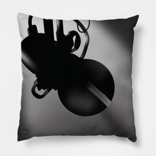 Vintage Microphone Pillow