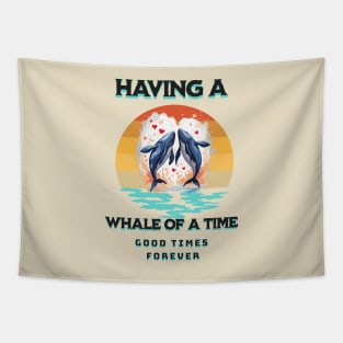 whale of a time Tapestry