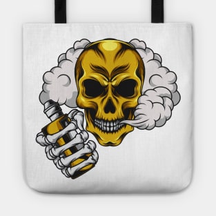 Vape skull - vaping until death Tote