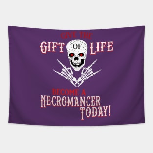 Become a Necromancer Today Tapestry