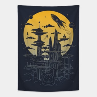 Solar City Tapestry