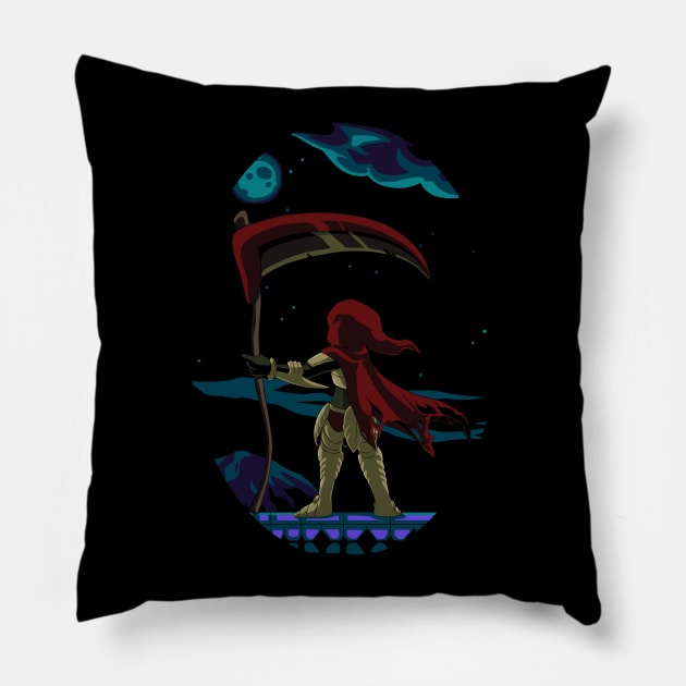 Specter of Torment Pillow by VibrantEchoes