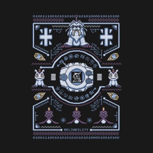 Gomamon Digimon Sweater - Ikkakumon Crest of Reliability - Pixel art T-Shirt