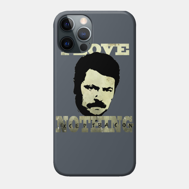 I Love Nothing - Tv - Phone Case