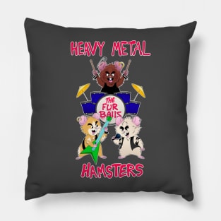 Heavy Metal Hamsters Pillow