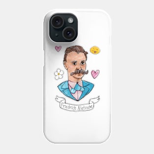 Friedrich Nietzche Phone Case