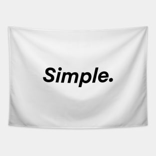 Simple white Tapestry