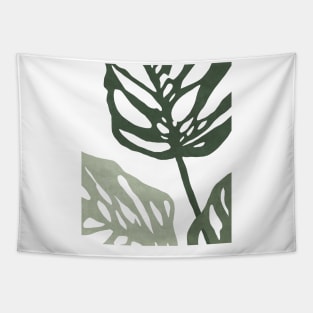 Monstera illustration Tapestry