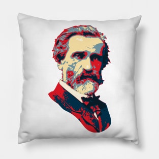 Giuseppe Verdi Pop Art Pillow