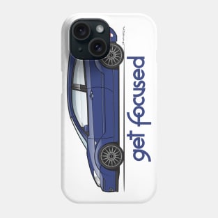 get focused blue Phone Case