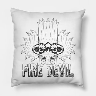 Traditional festival face mask design Pillow