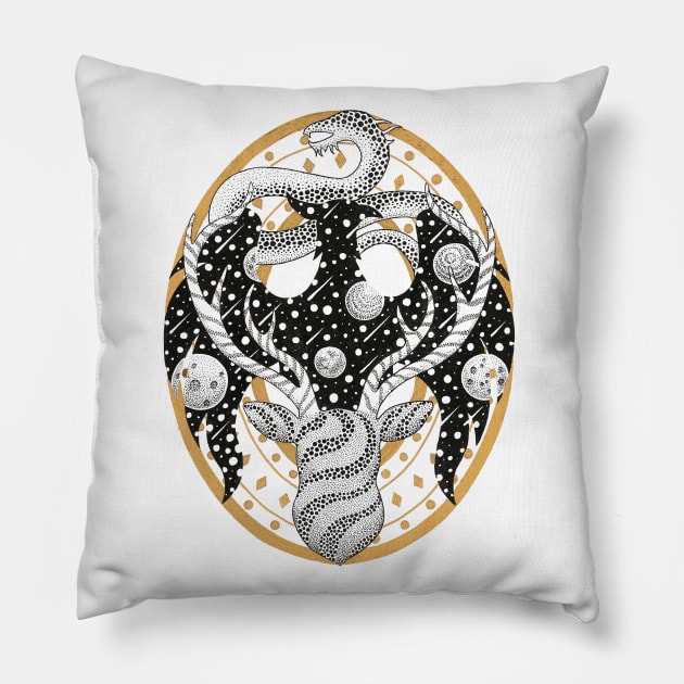 SHADOW AND BONE Pillow by InkForArtists