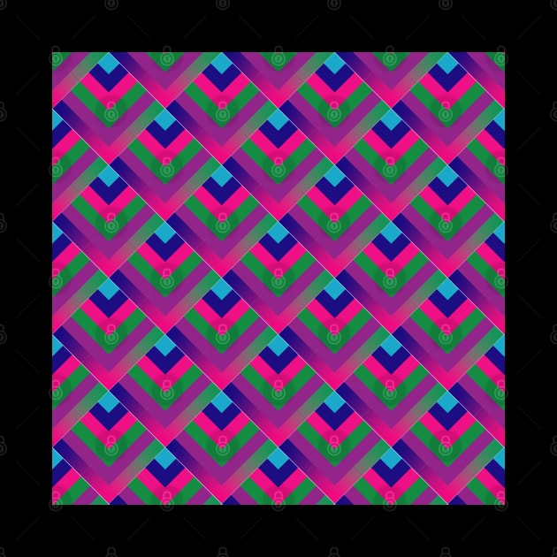 Triangular Colorful pattern by Eric Okore