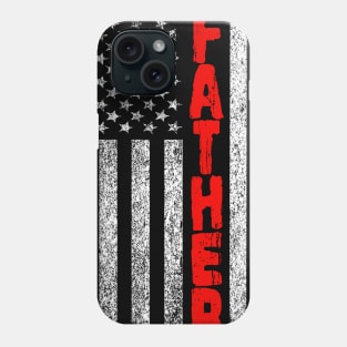 FATHER American Flag US father Dad Father's day Gift Birthday Gift for men US flag Father Phone Case