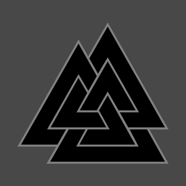 Valknut Viking Symbol by Time Nomads