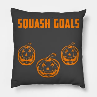 Squash Goals Halloween Pillow