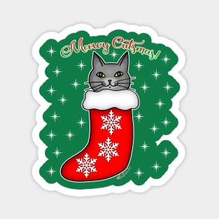 Meowy Catsmas! Magnet