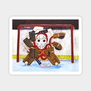 Octopus Hockey Goalie Magnet