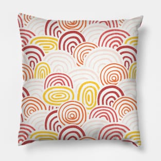 Collage Circles Pillow