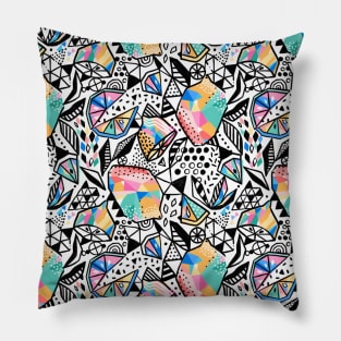 Pop Art Lemons Pillow