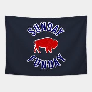 Buffalo Football Sunday Funday Tapestry