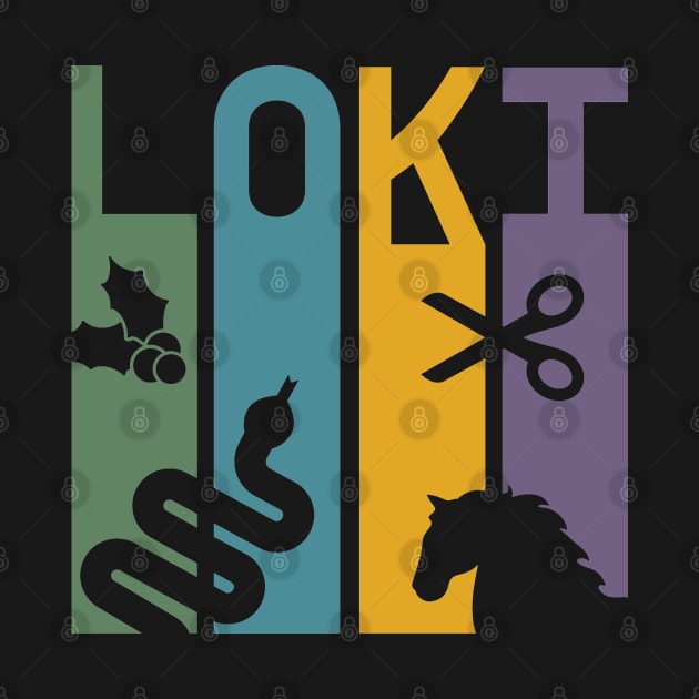 Symbols of Loki by thevikinglore