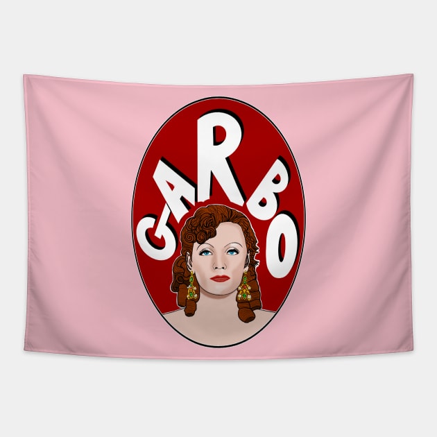 Greta Garbo Hollywood Legend Tapestry by EmmaFifield