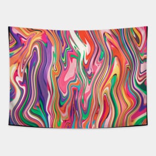 Psychedelic Pastels Tapestry