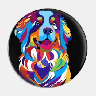 Animals Dog pop art Pin