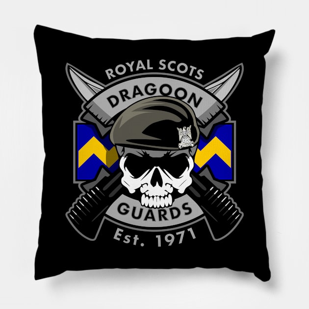 Royal Scots Dragoon Guards Pillow by TCP