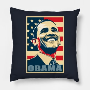 Barack Obama Poster Pop Art Pillow