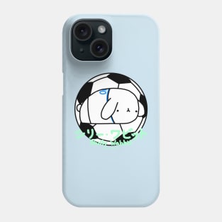 [Shilly Wabbit] Baby Lop Bunny Rabbit Loves Soccer Phone Case