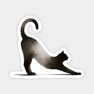 cat streching Magnet