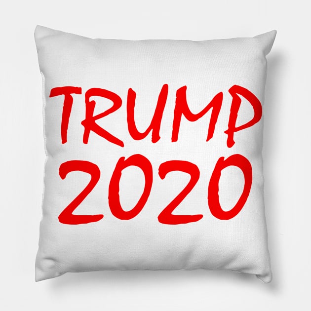 Trump 2020 Pillow by Milaino